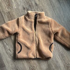 Little Bipsy Tan Fleece Kids Jacket